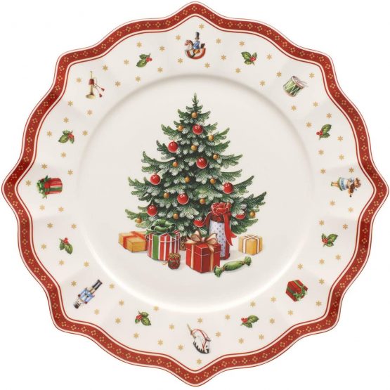Villeroy & Boch Toy's Delight 350 mm Buffet Plate, White/Colourful, Underplate