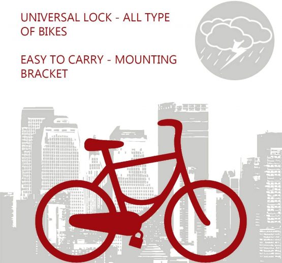 Master Lock Heavy Duty Bike D Lock [Key] [Universal Mounting Bracket] [Certified Bike Lock] [Police Approved] [Silver] 8195EURDPROCOLS - Ideal for Bike, Electric Bike, Mountain Bike, Road Bike, Foldin - Image 4