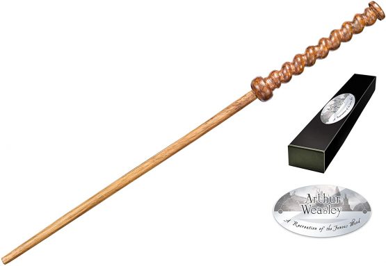 The Noble Collection - Arthur Weasley Character Wand - 16in (40cm) Wizarding World Wand With Name Tag - Harry Potter Film Set Movie Props Wands - Image 2