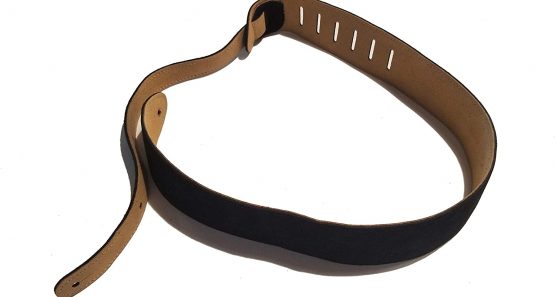 D'Addario Accessories Suede Guitar Strap - Guitar Accessories - Electric Guitar Strap, Acoustic Guitar Strap, Acoustic Electric Guitar Strap & Bass Guitar Strap - Black