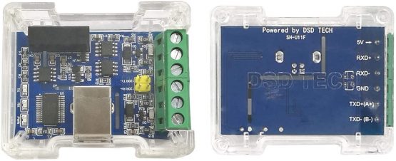 DSD TECH SH-U11F Isolated USB to RS485 RS422 Converter Built-in FTDI chip for Industrial Application - Image 2