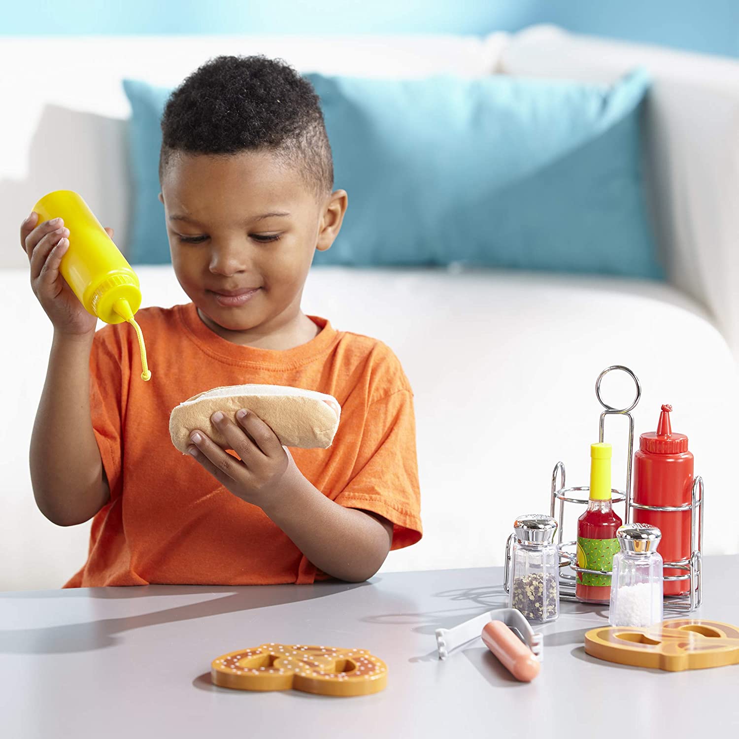 メリッサ&ダグ(Melissa&Doug) おままごと キッチンセット 調味料セット 食べ物おもちゃ 正規品 9358, Silver, 11.7 x 18.8 x 20.6 cm - Image 2