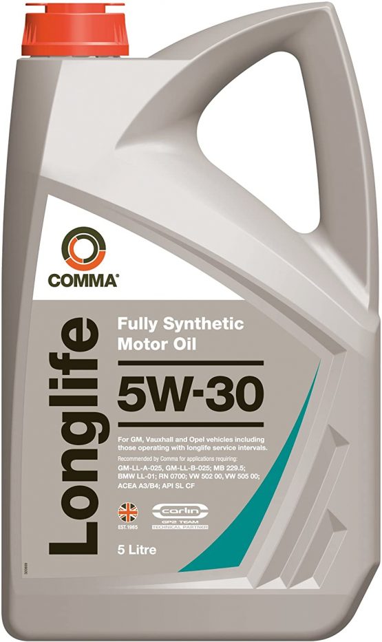 Comma GML5L 5L Long Life Fully Synthetic 5W30 Motor Oil
