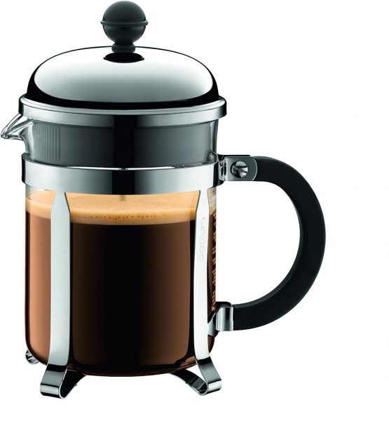 BODUM Chambord 4 Cup French Press Coffee Maker, Chrome, 0.5 l - Image 4