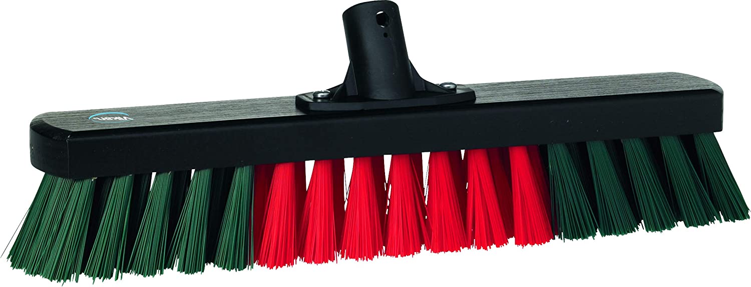 Vikan 311552 Broom, 440 mm Length, Hard, Black