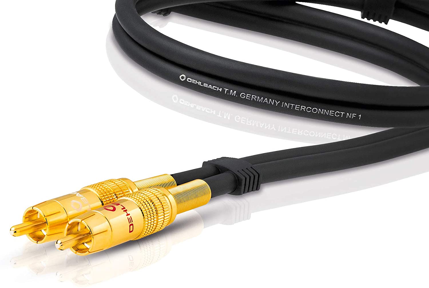 Oehlbach NF 1 Master NF Audio RCA Cable, Black - Image 3