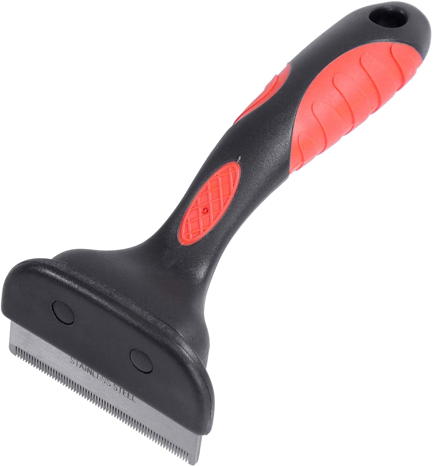 Rosewood Soft Protection Moult Stoppa, Professional Grooming Brush for Dogs & Cats, Medium, Clear