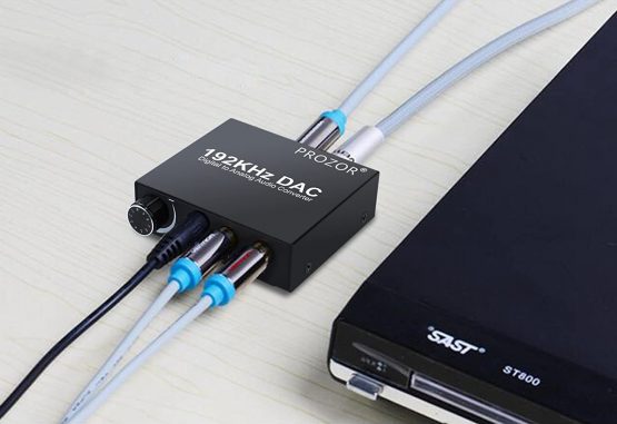 PROZOR 192KHz DAC Converter Volume Adjustable Digital SPDIF Optical Coaxial Toslink to Analog Stereo Audio L/R RCA 3.5mm Jack Audio - Image 3