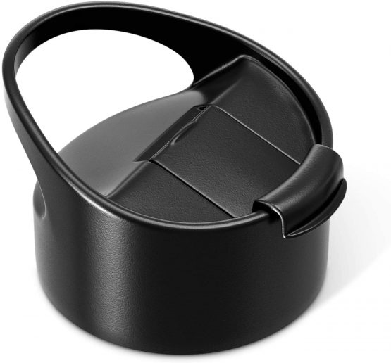 BeMaxx Drinking cap replacement lid for all ACTIVE FLASK drinking bottles any size (950ml, 680ml, 530ml, 410ml) | 2 Extra Straws, BPA free leak proof drinking sport cycling