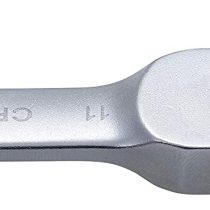 BGS 6911 | Ratchet Ring Spanner | Short | 100 mm | Angled | SW 11 mm | Ratchet Spanner Fine Toothed CV Steel