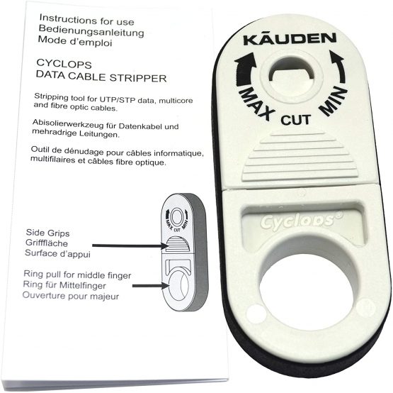 Cyclops Ethernet Data Cable Stripper Kauden LJ5206 UTP STP - Image 3