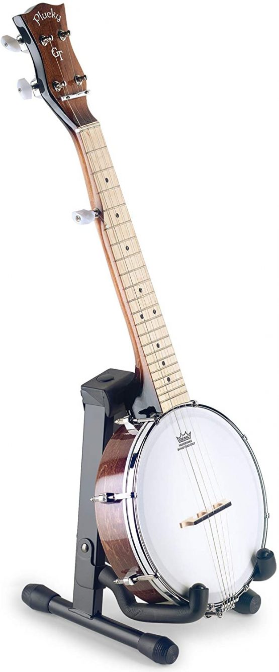 Stagg SUVM-A100BK Foldable A Stand for Ukuleles, Mandolins and Violins - Black - Image 4