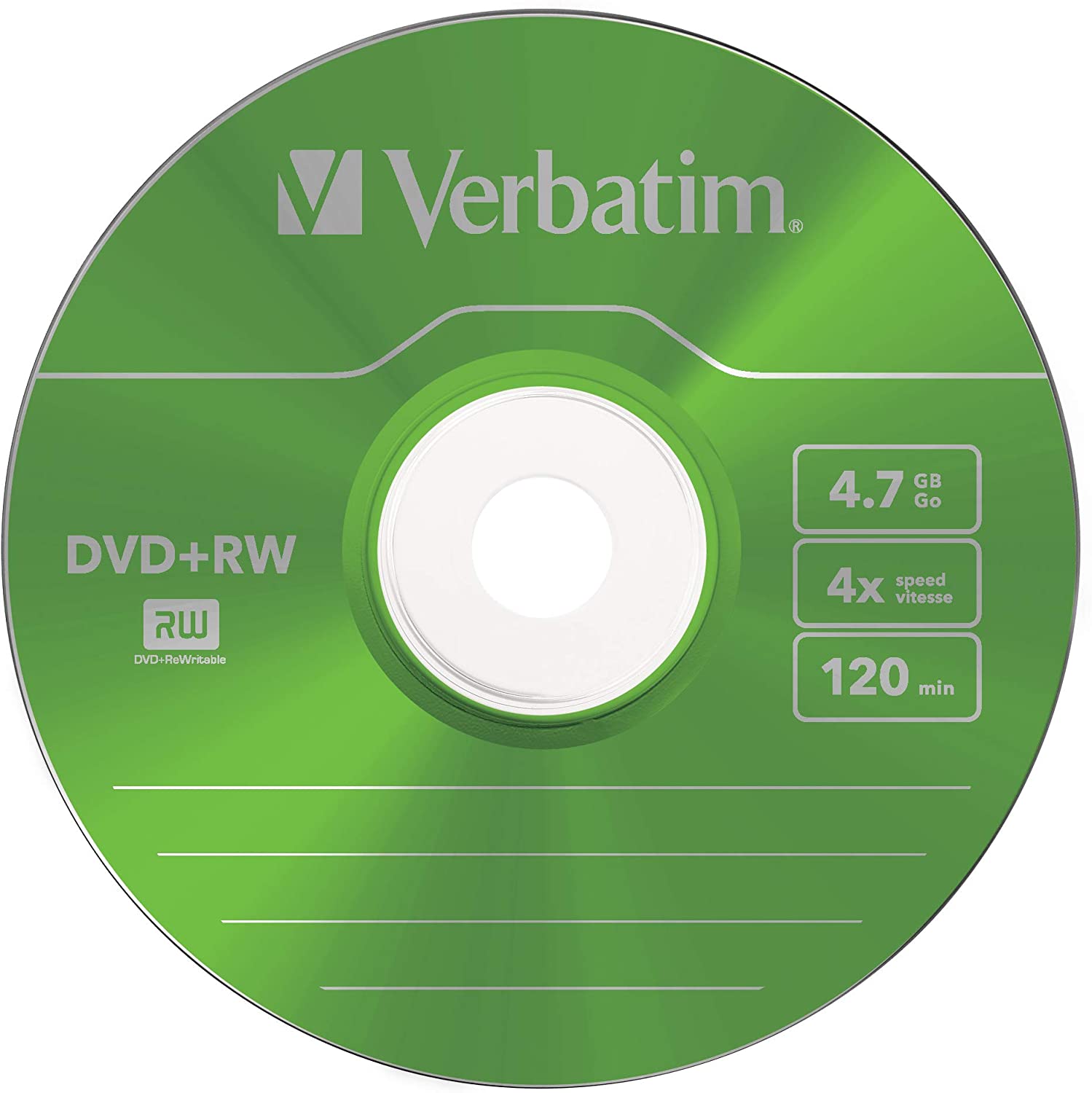 Verbatim DVD+RW 4.7 GB - 4x Burning Speed, Long Service Life, Scratch Protection, Slim Case, 5-Pack, Colour, 1 - Image 3