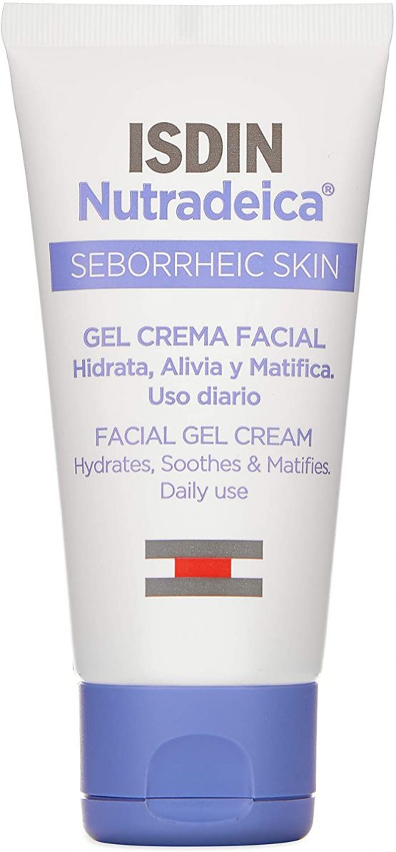 ISDIN Ntradeica Facial Gel Cream 50ml | For Seborrheic Skin | Hydrates, Soothes and Matifies skin - Image 3