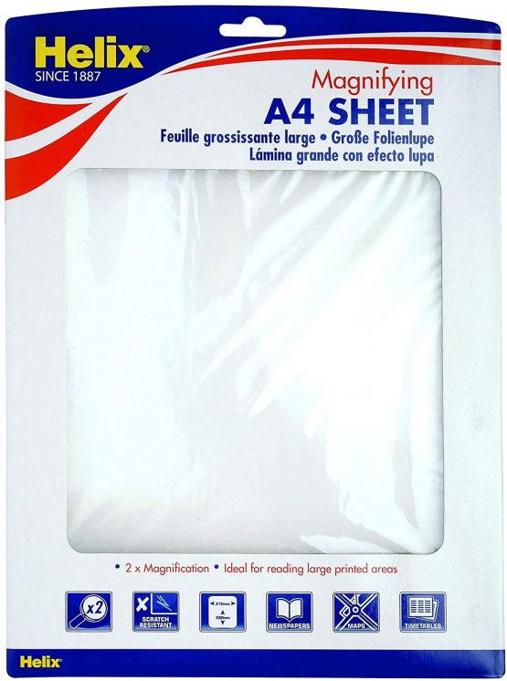 Helix Magnifying Sheet 2x Magnification