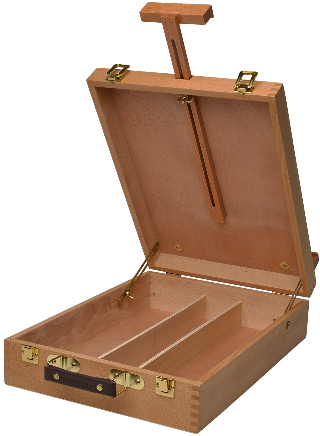 Artina Foldable Table Wooden Easel Beechwood with Storage Box Nancy