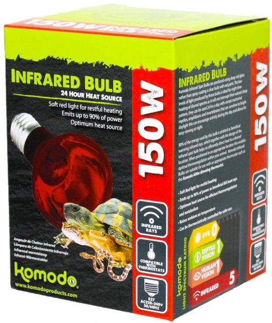 Komodo Infrared Heat Lamp ES, 150 Watt - Image 2