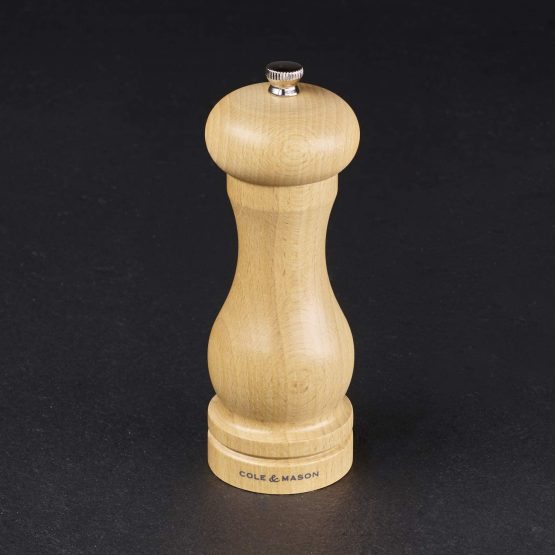 Cole & Mason Beech Precision Grind Capstan Salt Mill, 16.5 cm, Wood, Light Brown, 28 x 28 x 18 cm - Image 3