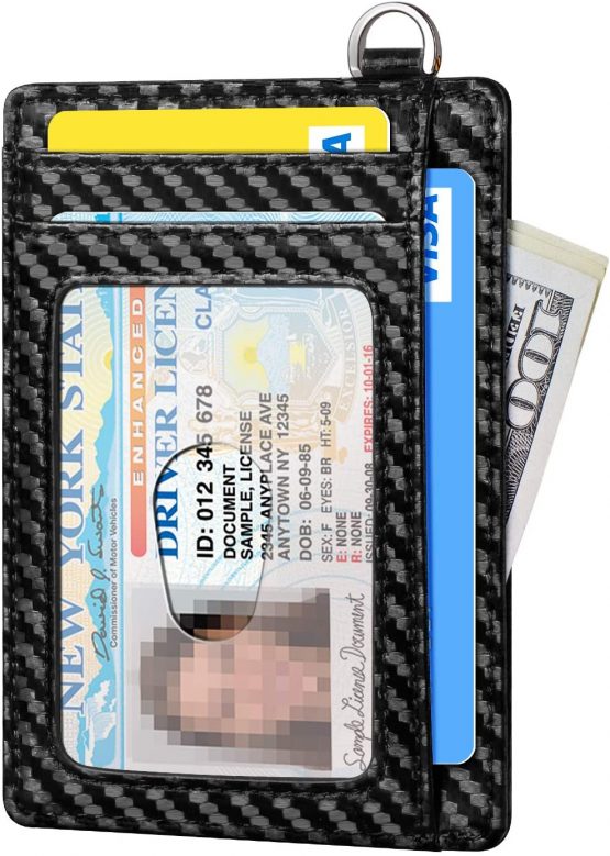 FurArt Credit Card Holder Wallet, Slim RFID Blocking Minimalist Women's Card Wallet - Image 2