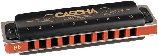 Cascha Harmonica Bb-Major beginners and advanced - High-quality 10-hole diatonic harmonica excellent sound - perfect storage and maintenance with blues harmonica softcase and cleaning cloth - Image 2