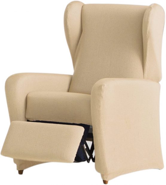 Eysa Ulises Elastic Relax Sofa Cover, Beige-60x90 cm
