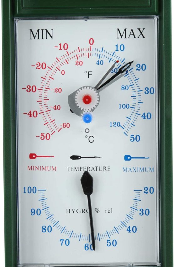 KOCH Minimum Maximum Thermometer with Hygrometer, bimetal, 86600 - Image 4
