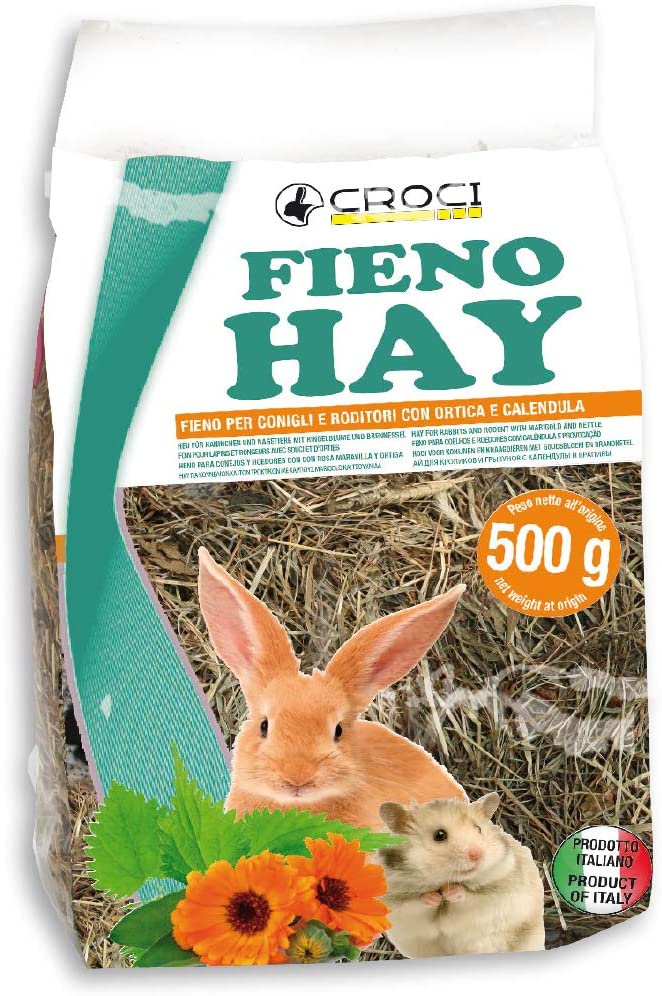 CROCI Hay Pet Food, 500 g, Nettle/Calendola, 500 g (Pack of 1)