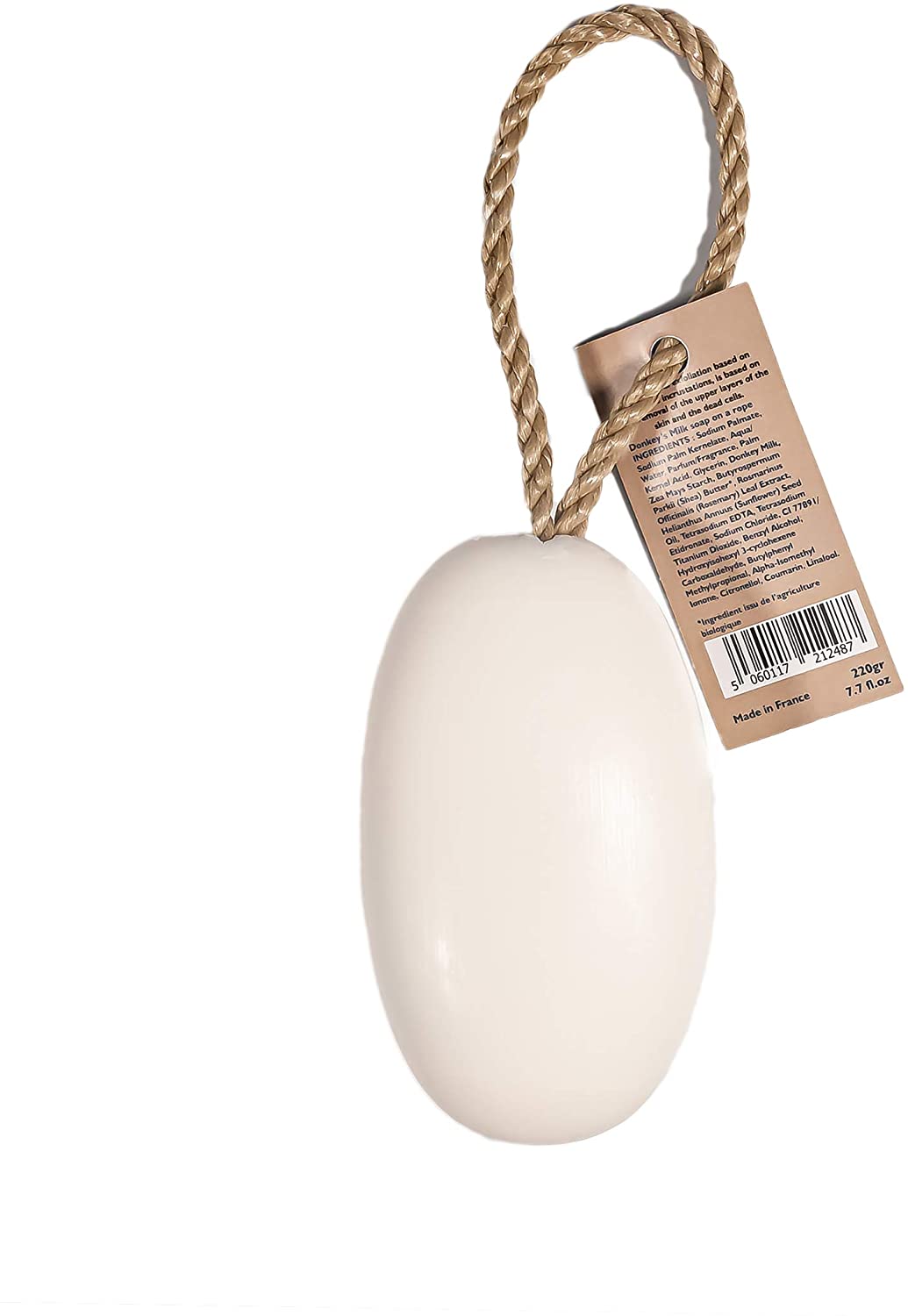 Eco Bath London Donkey’s Milk Soap on a Rope 220g, Luxurious and Eco Friendly Body Wash Bar with Shea Butter - Image 2
