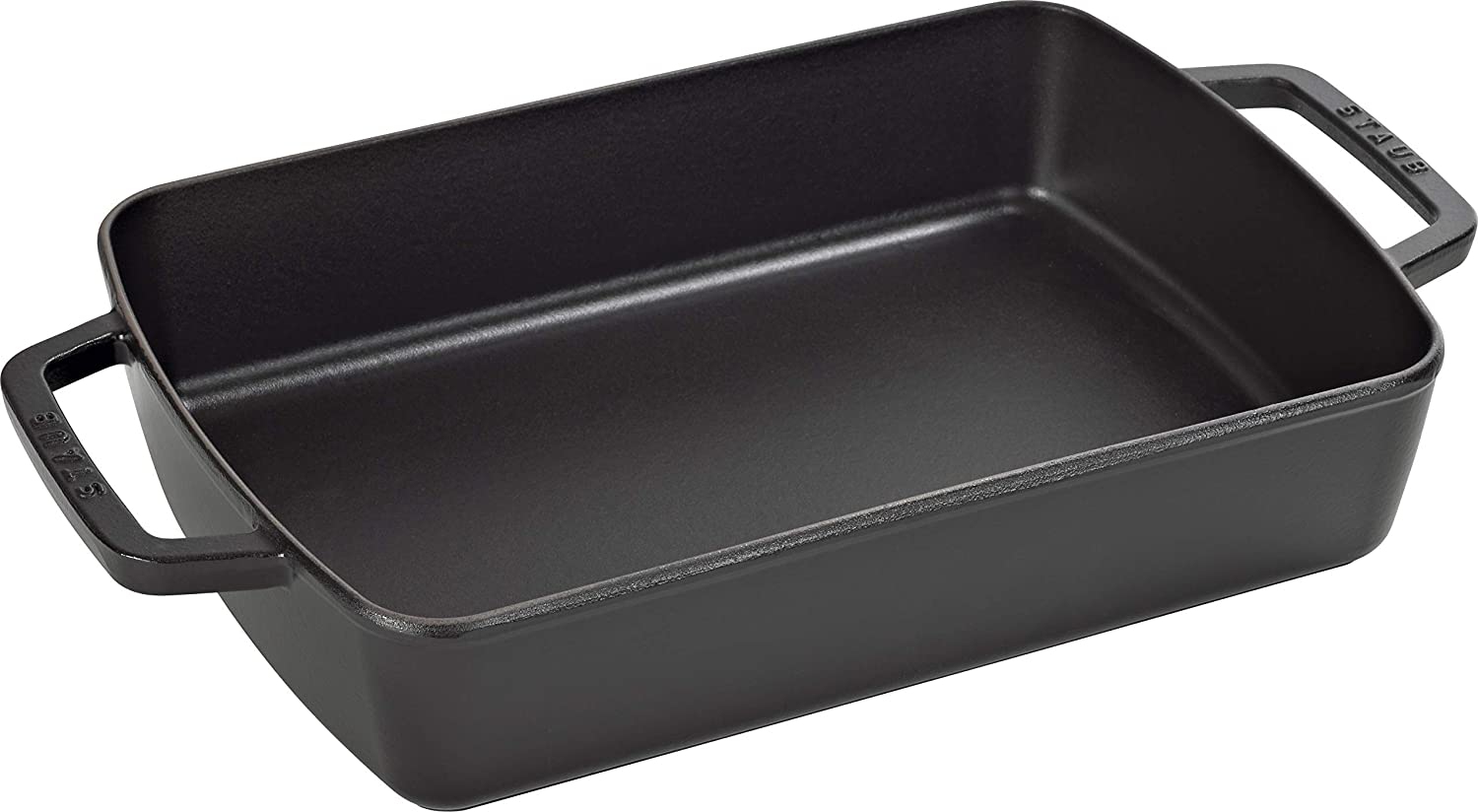 STAUB Cast Iron Oven Dish, Black 3.15 L, 38 x 20 x 7 cm
