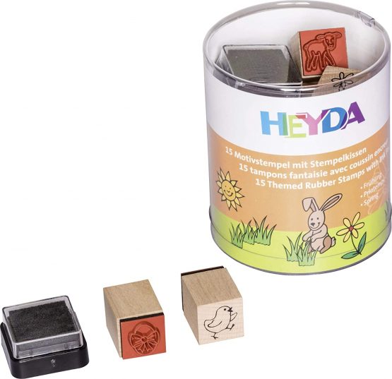 Heyda 204888484 Heyda 204888484 Stamp Tin (Spring) Design Size: Approx. 1.5 x 1.5 cm