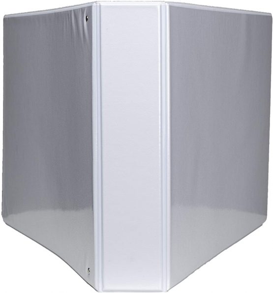 DIN A 3 folder PVC landscape in white 65 mm spine width, 4 mechanisms, filling height 50 mm - Image 2