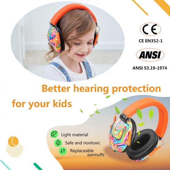 PROHEAR 032 Kids Ear Defenders, Upgraded Hearing Protection for Autistic Toddlers Have Sensory Issues,Children Adjustable Safety Earmuff, Ideal for Firework, Concert, Study - Image 2