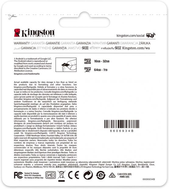 Kingston Canvas Select Plus microSD Card SDCS2/64 GB Class 10 (SD Adapter Included) - Image 4