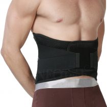 NeoTech Care Adjustable Compression Back Brace Lumbar Support Belt, Beige, Size XXXL