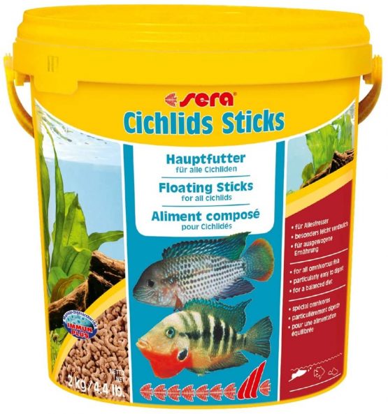 sera Cichlid Sticks, 10 Litre/ 2.5 Kg