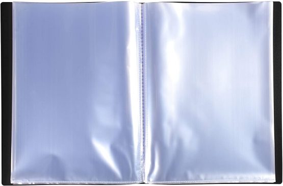 Exacompta Semi-rigid PP Display Book A4 40 Pockets Black - Image 2