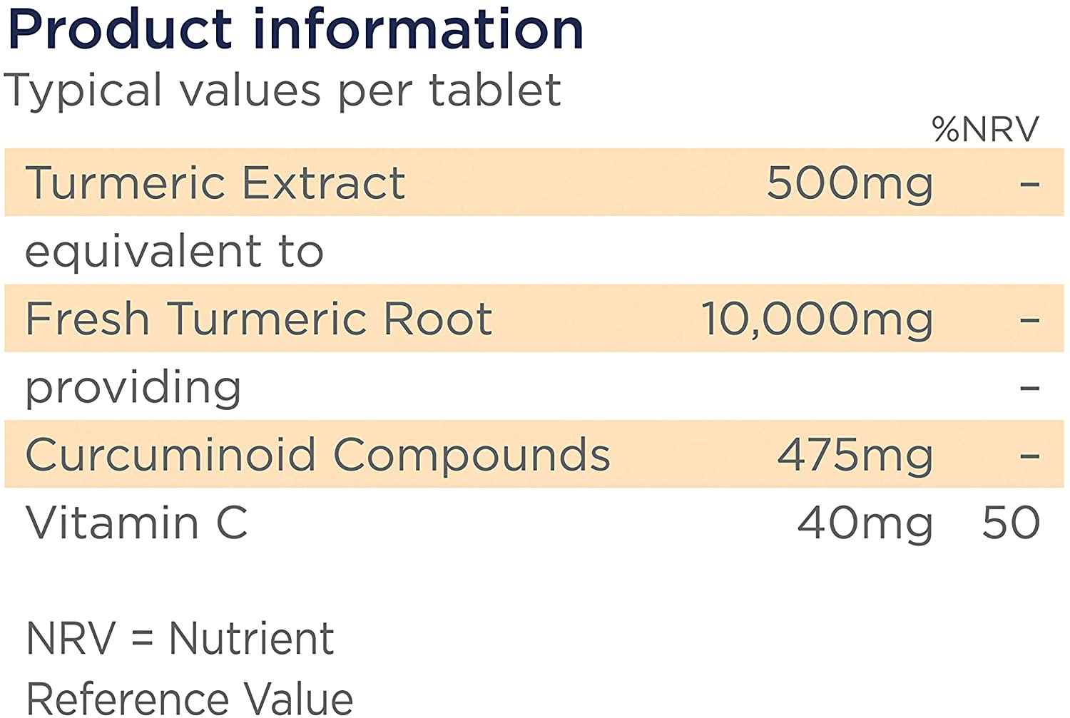 Healthspan Ayurvedic Turmeric, 60 count (Pack of 1) - Image 3
