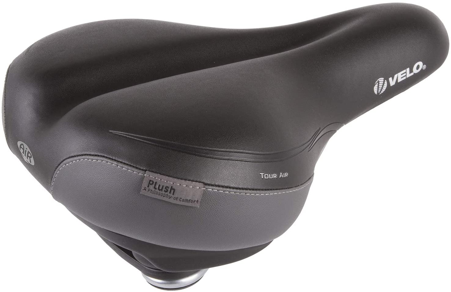 Velo Tour Air Saddle - Black, 272 x 210 mm