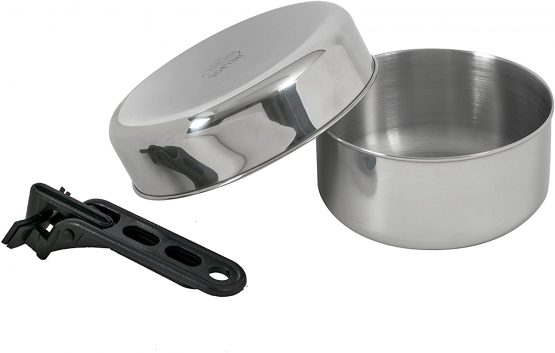 Relags bivouac stainless steel 'Junior Pot Set, Silver, One Size