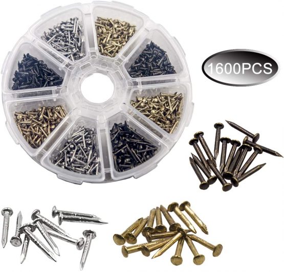 newlng M2 M2.5 Small Screw Phillips Flat Head Cross Wood Screws Self Tapping Screw Dssortment Cabinet Multifunctional DIY Micro Fasteners Screw Set Gold 1200PCS - Image 4