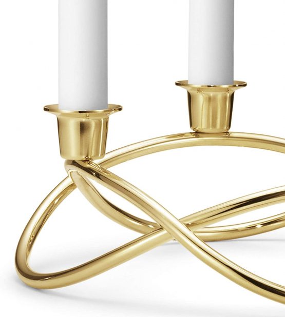 Georg Jensen Season Candleholder, Gold Plated Stainless Steel by Maria Berntsen - Image 3