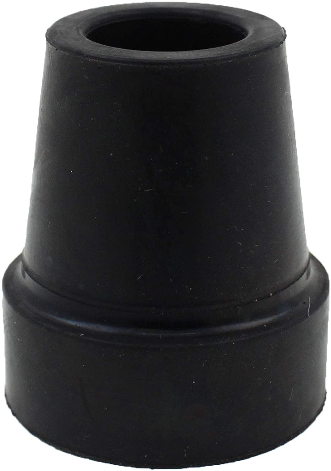 Z-Tec Folding Walking Cane Rubber Ferrules 20mm Black (4)