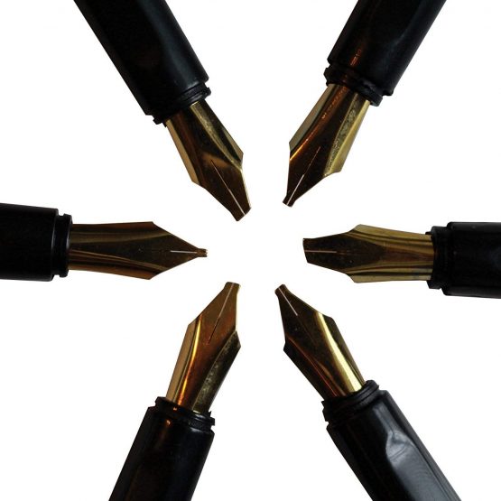 Kurtzy Fountain Calligraphy Pen Set with 6 Nibs, Cartridges and Ink Adaptor (14 Pieces) - Writing Fountain Pen with Blue Ink - Perfect Gift for Beginners and Adults - Image 4
