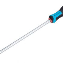 OX OX-P362225 Screwdriver - Pro Series Slotted Screwdriver - Heavy duty Flared Tip Screwdriver - Multicolour - 250 x 10 mm