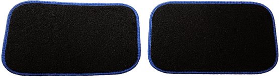 Safe Travel 27651 Universal Car Mats, Left Hand Drive (LHD), Welded Heel, Blue Binding - Image 4