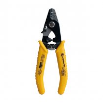 Jonard Tools JIC-375 Three Hole Fibre Optic Stripper with TPR Handle, 6" Length