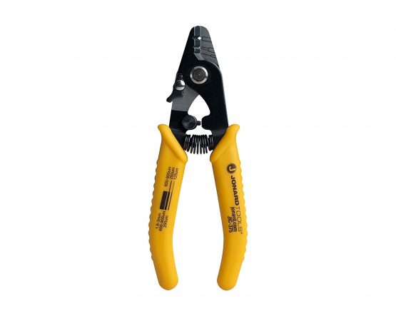 Jonard Tools JIC-375 Three Hole Fibre Optic Stripper with TPR Handle, 6" Length
