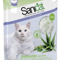 Sanicat Diamonds Aloe Vera Silica Gel Cat Litter, 5L