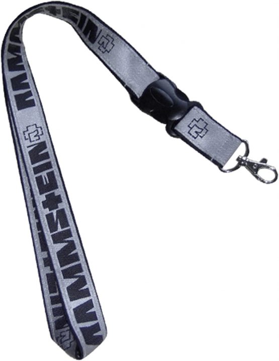Rammstein Classic Key Chain Lanyard, Grey, One Size