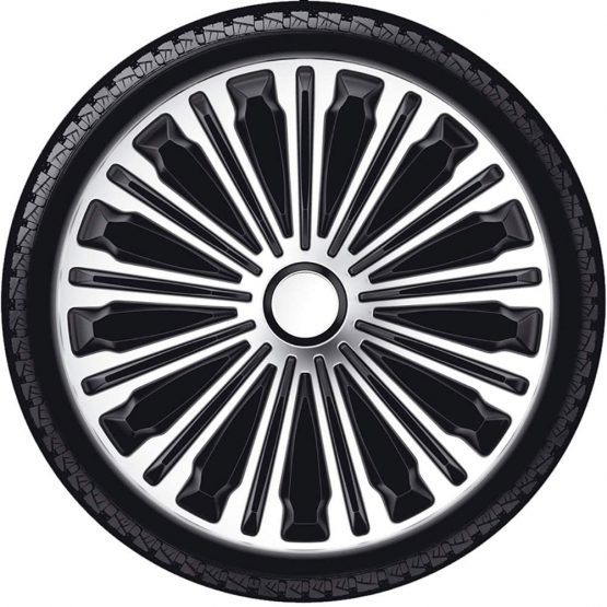 AUTOSTYLE PP 5257 Set wheel covers Volante 17-inch silver/black - Image 2